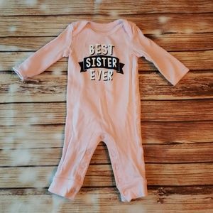 Best Sister Ever NB Romper